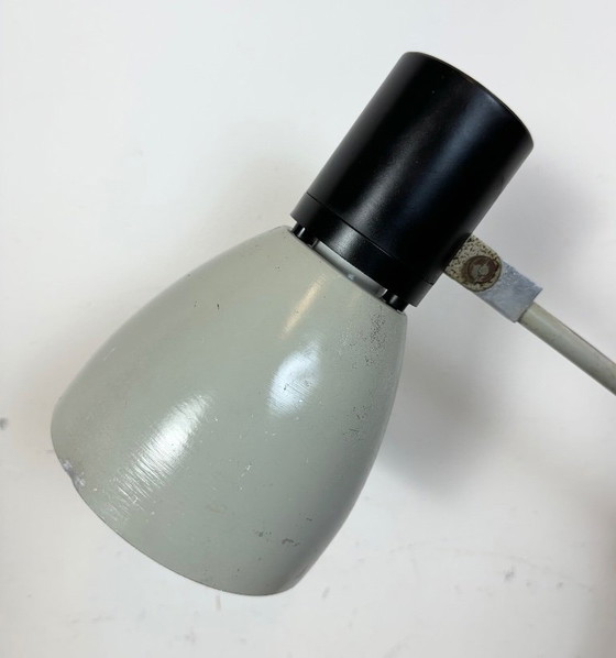 Image 1 of Lampada da tavolo industriale grigia di Elektrosvit, anni '70
