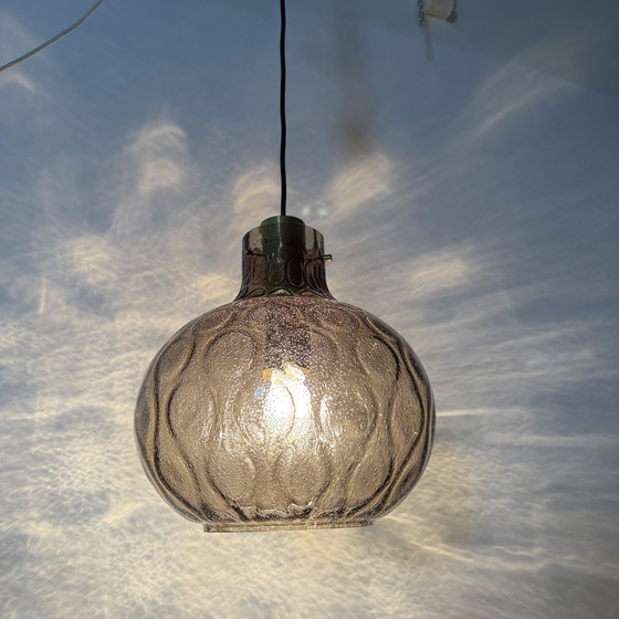 Image 1 of Limburg Glashütte glass hanging lamp , 1970s