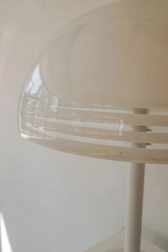 Dijkstra mushroom table lamp with plexiglass shade, 1970s – Dijkstra Lampen, Metal, Vintage (photo 6 of 9)