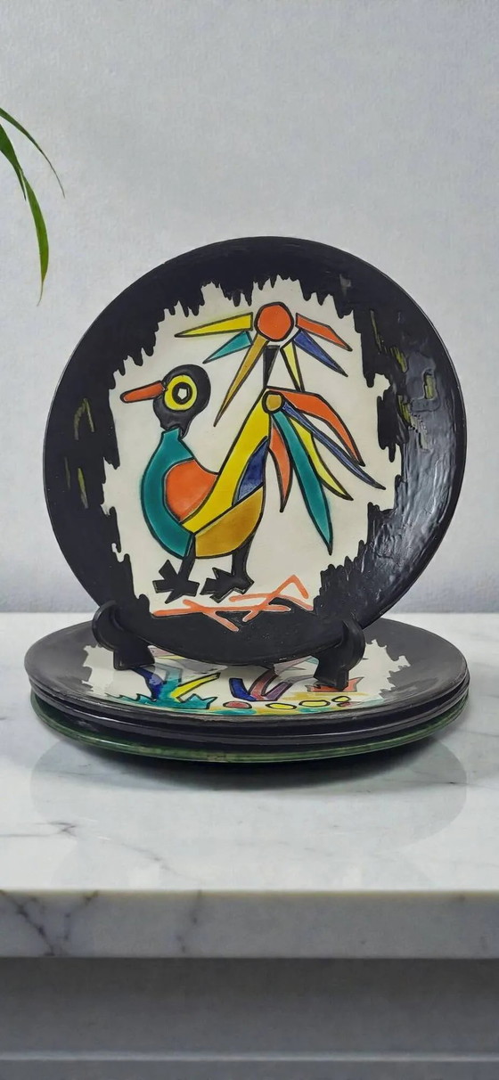 4 Bugette Plates, 1960s – Crockery, Porcelain, Vintage (photo 3 of 5)