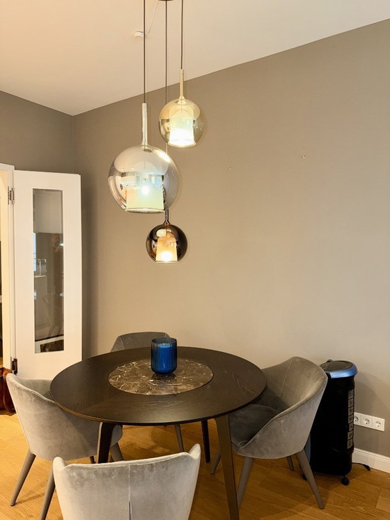 Image 1 of Papadatos Aleria Samt Esszimmerstühle Set da 4