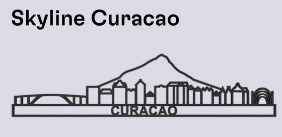 Skyline Curaçao – City Shapes, Decorazioni murali, Wood (photo 4 of 5)