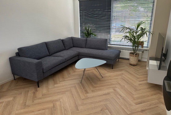 Image 1 of Divano angolare blu Hofstede Raanhuis Basso come nuovo