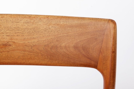 1 sur 3 Chaise de salle à manger en teck Niels Otto Møller modèle 77, corde de papier danoise, chaise (photo 2 of 12)