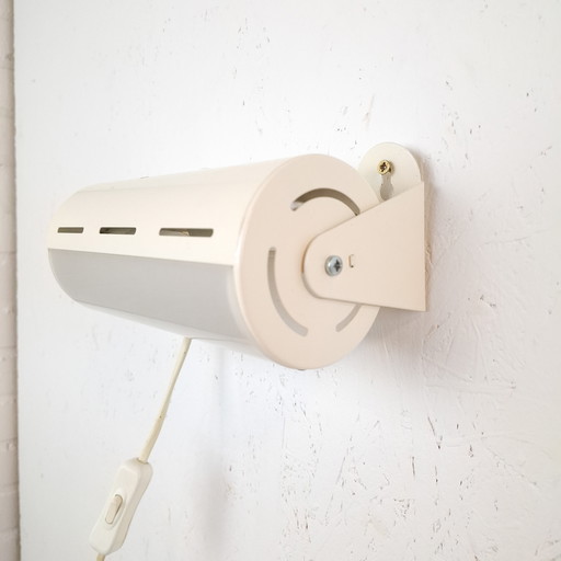 Vintage Wandleuchte Ikea Smyg Nachttischlampe Metall/Kunststoff weiß Maria Vinka