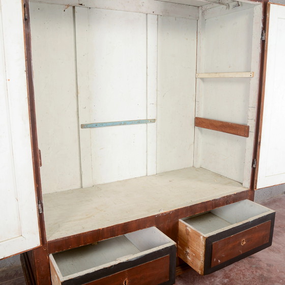 Mobile dipinto marrone italiano del XIX secolo con cornici nere – Armadi, Legno, Rustic (photo 12 of 14)