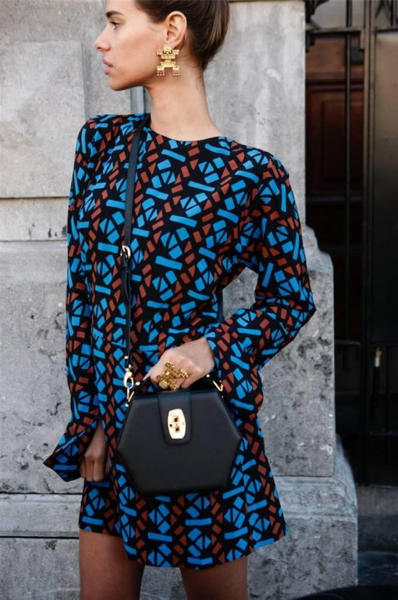Image 1 of Borsa Charlee di Bordon, in pelle nera.