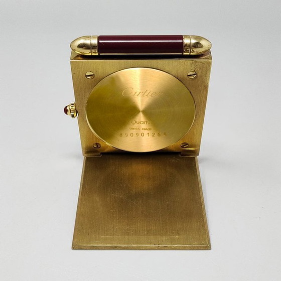 Image 1 of Splendida sveglia Cartier Pendulette degli anni '90. Prodotto in Svizzera.