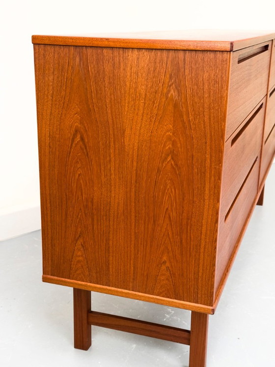 Large Teak Chest of Drawers from Tørring / HJN Møbelfabrik, 1960s – Sideboard, Wood (photo 14 of 25)