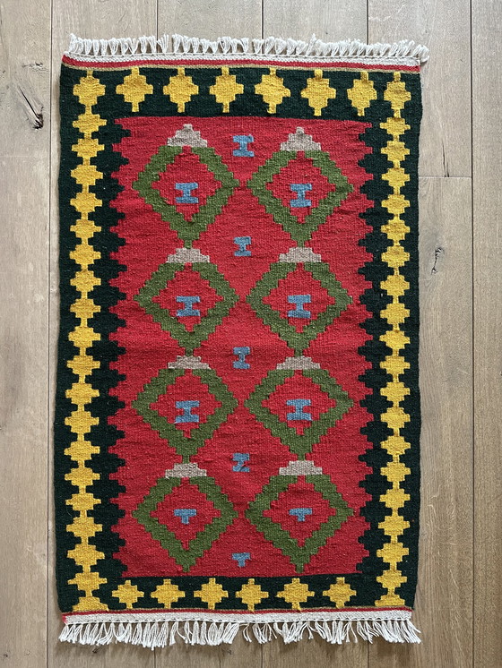 Image 1 of Autentico tappeto persiano tessuto a mano, nuovo, 117 x 83 cm