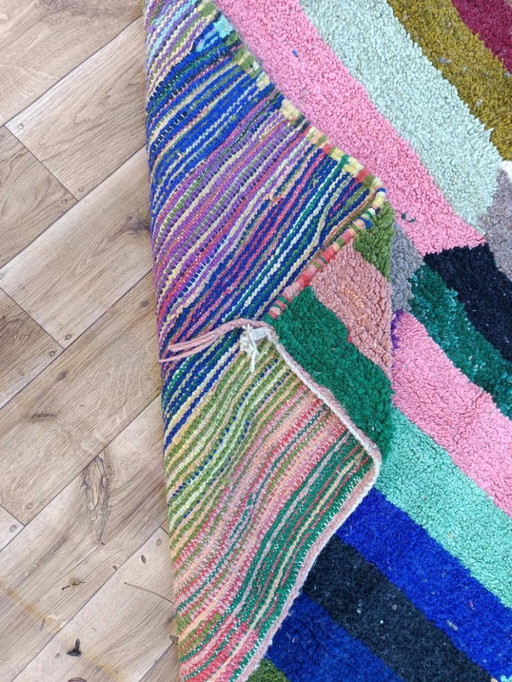 Tapis berbères veelkleurige en laine 350cmx200cm
