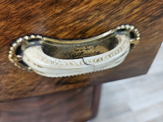 Image 1 of Art Decò bedside tables in briar root and Bakelite