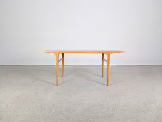 Image 1 of Mid-century coffee table similar to a vintage Johannes Andersen coffee table