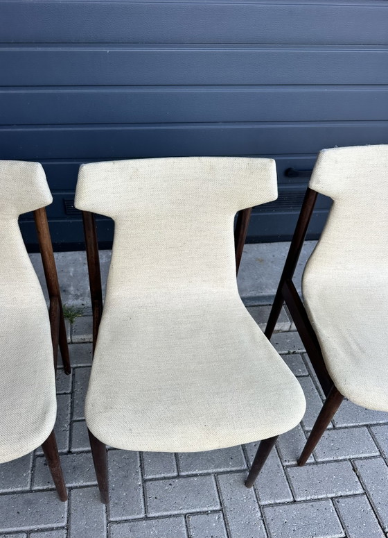 Image 1 of 6 sedie da pranzo Fristho dal design vintage