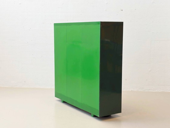 Image 1 of Zeldzame metalen kast van Arredamenti Metallici, Meneghello, Italië, jaren 50