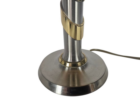 Image 1 of B + M Leuchten – Hollywood Regency Stil – Westdeutschland – Messing – Stahl – 80er Jahre