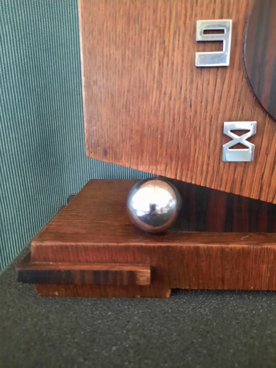 Vintage Junghans Klok – Klokken, Wood, Chrome (photo 3 of 15)