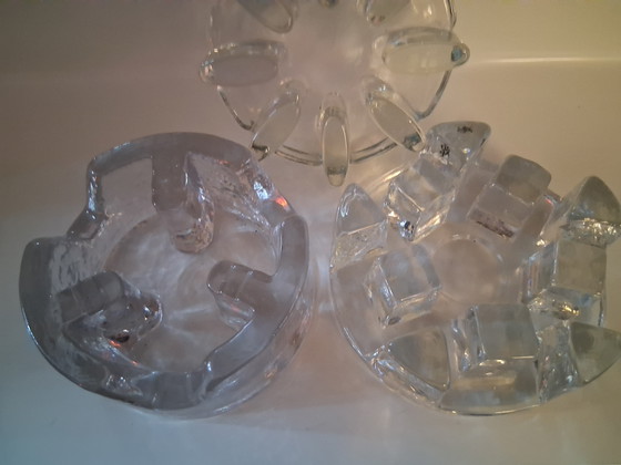 Image 1 of 3 x brutalist stained glass WMF