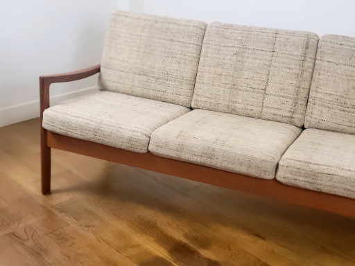 Vintage Senator 3 zits bank van Ole Wanscher voor Cado