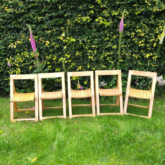 Image 1 of 5 Aldo Jacober 'Trieste' klapstoelen