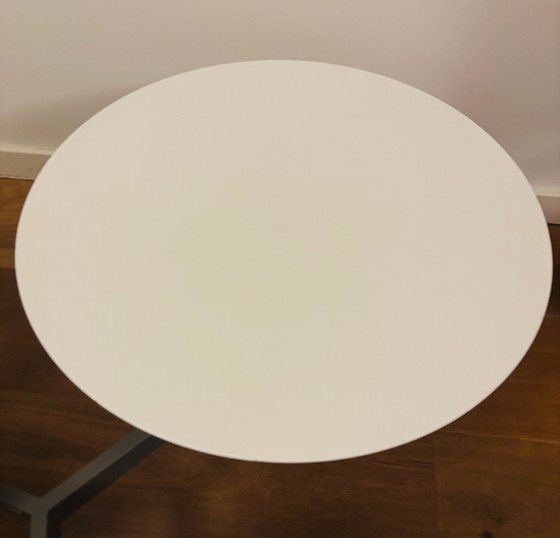 Table basse design Leolux Ninfea avec 3 plateaux pivotants, Tables basses, Bois, Métal, Gris (photo 11 sur 14)