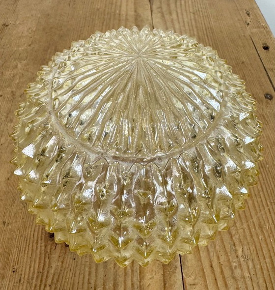 Image 1 of Vintage witte porseleinen plafondlamp, jaren 70