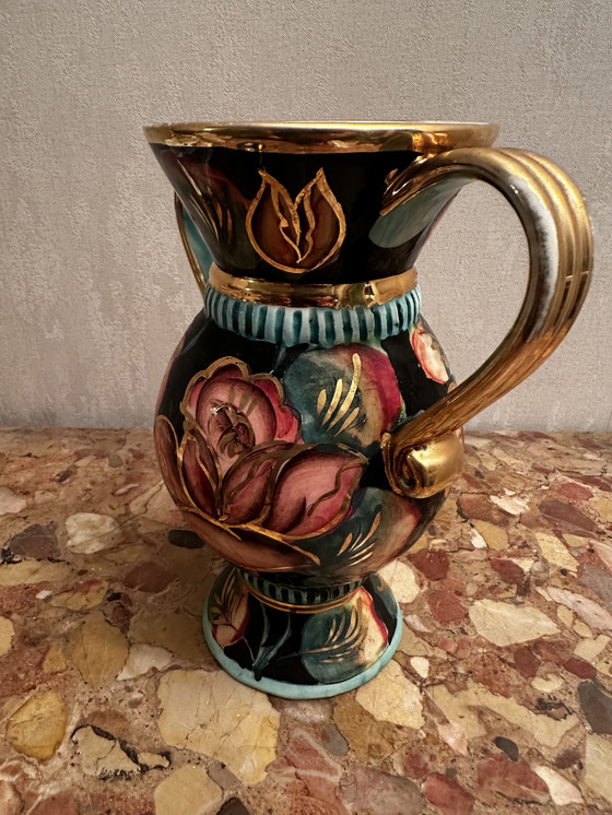 Image 1 of Vintage ceramic amphora vase signed Vallauris - H 24 cm
