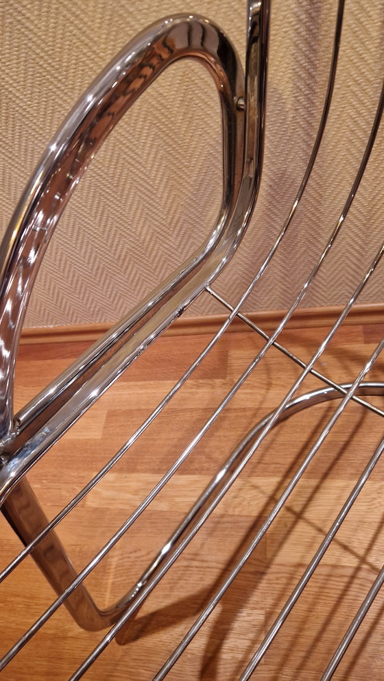 Image 1 of Gastone Rinaldi 4x Chrome Chairs