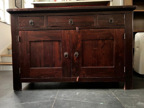 Image 1 of Colonial Teak Sideboard