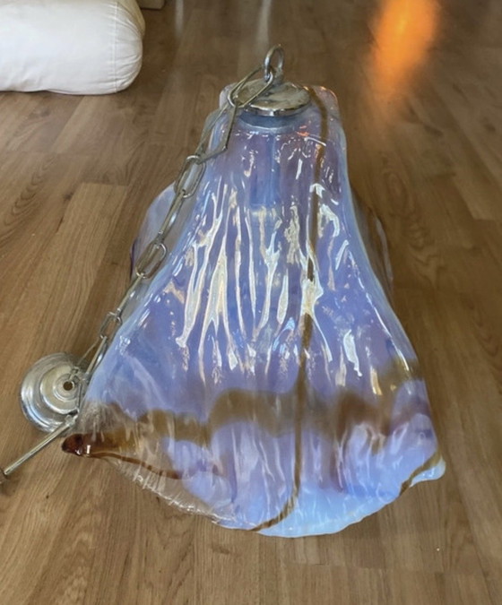 Image 1 of Lampadario Murano Mazzega opalescente