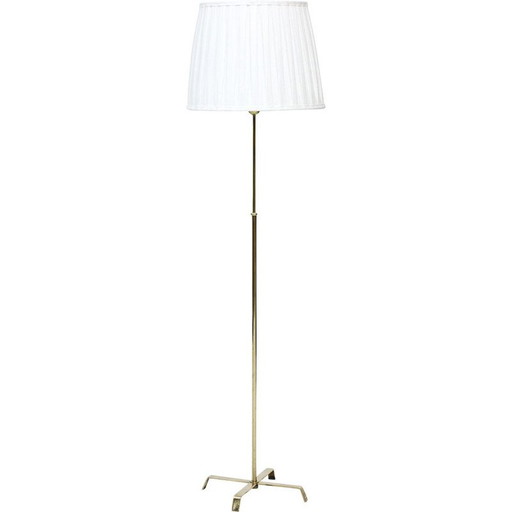 Vintage Zweedse koperen vloerlamp van Böhlmarks, 1940