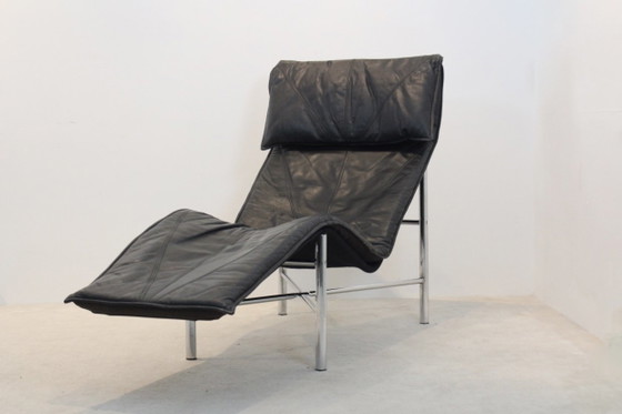 Black Leather ‘Skye’ Chaise Longue by Tord Björklund, Ikea (photo 2 of 11)