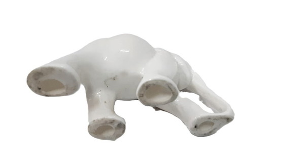 Image 1 of Statuetta di elefante in porcellana cinese d'epoca