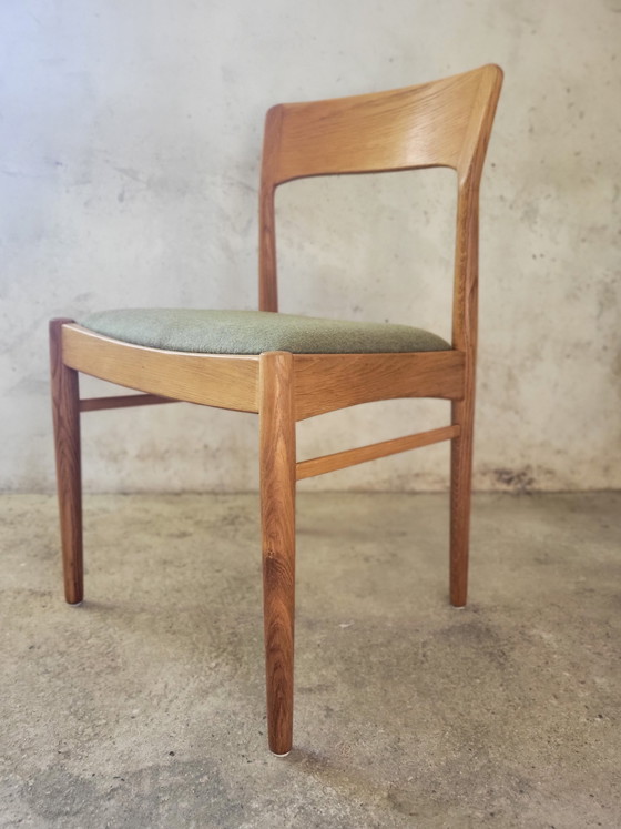 Image 1 of Set di 6 sedie di Henning Kjearnulf per Korup, 1960