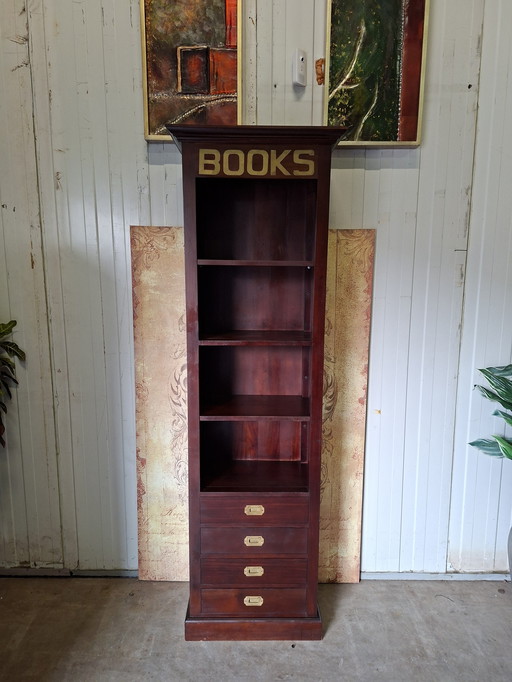 Libreria classica BOOKS, dimensioni 60x45cm e altezza 212cm.