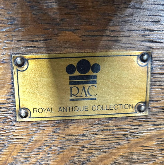 9 x RAC / Royal Antique Collection / Poltrone Windsor in rovere con schienale a ruota / Anni '80 (photo 3 of 29)