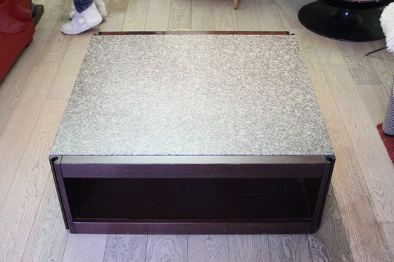 Image 1 of Angelo Mangiarotti 4D Coffee Table for Molteni, Italy 1960s