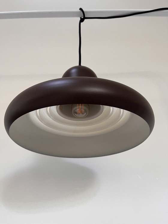 Rara Lámpara Colgante UFO danesa de Knud Christensen para Lyskaer Belysning – Años 70 – Lámparas colgantes (photo 8 of 10)