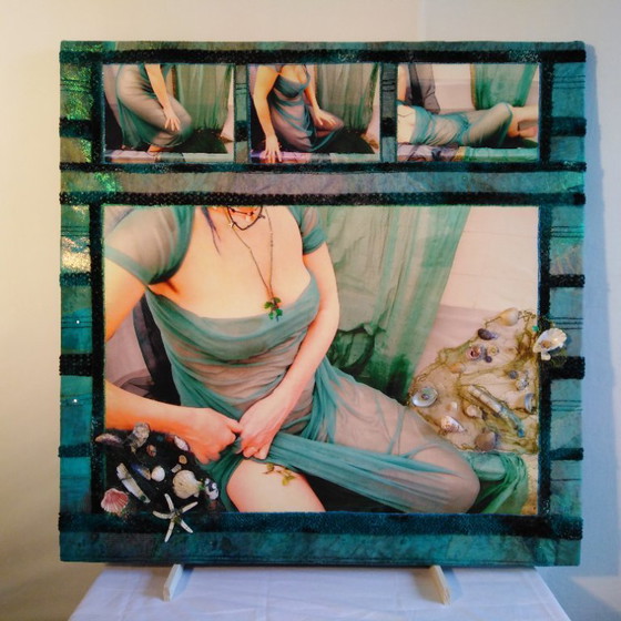 Image 1 of After the Bath; painting, directly from the artist