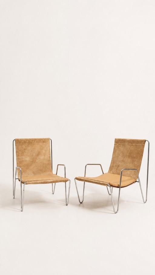 Set van twee Verner Panton Bachelor fauteuils voor Fritz Hansen