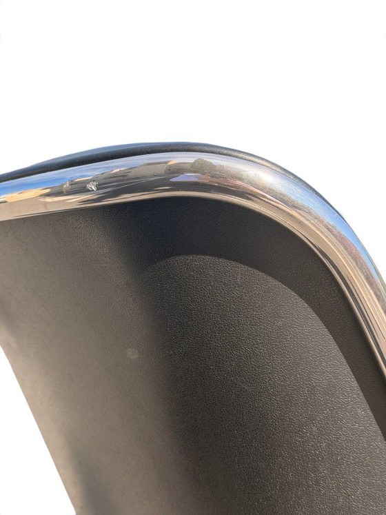 Executive Armchair Charles Pollock Knoll black leather – Chrome (photo 14 of 16)
