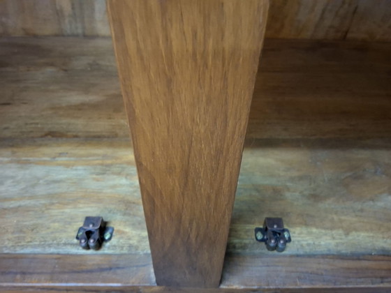 Splendida credenza in teak massiccio, lunghezza 256 cm, Credenze, Metallo, Legno, Nero (foto 7 di 15)