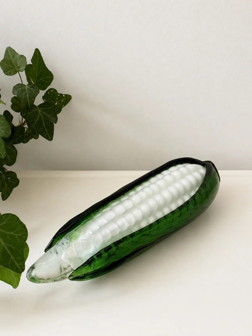 Vintage Murano glass corn cob