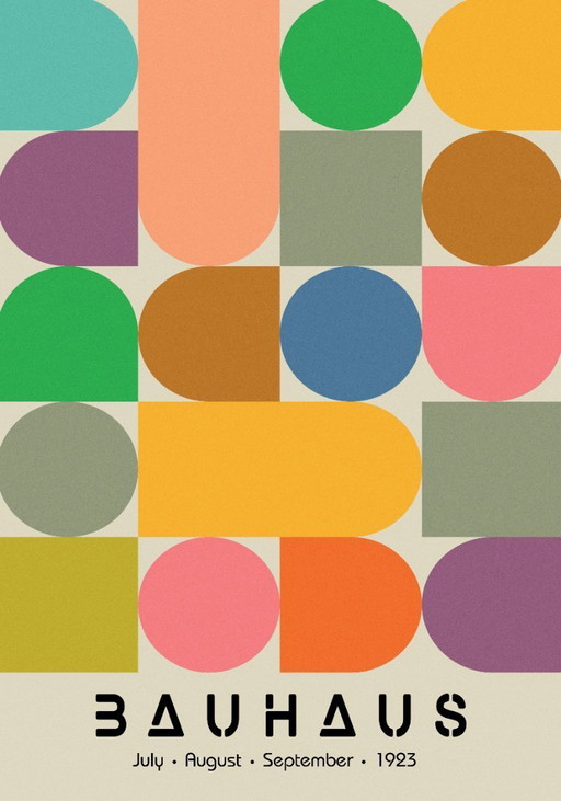 Bauhaus 1923 – Ausstellungsplakat 70 × 100 cm