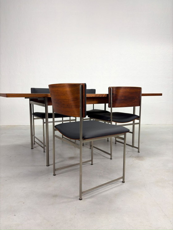 Image 1 of Vintage SM08 Dining Room Set by Cees Braakman for Pastoe