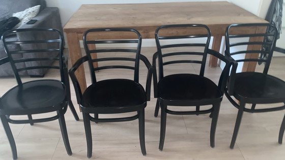 4 chaises Thonet - Bois noir – Chaises de salle à manger, Wood (photo 3 of 6)