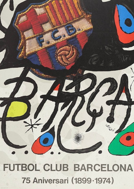 Joan Miro – Futbol Club Barcelona 75 Jubiläumsdruck – Kunstdrucke, Paper (photo 4 of 7)