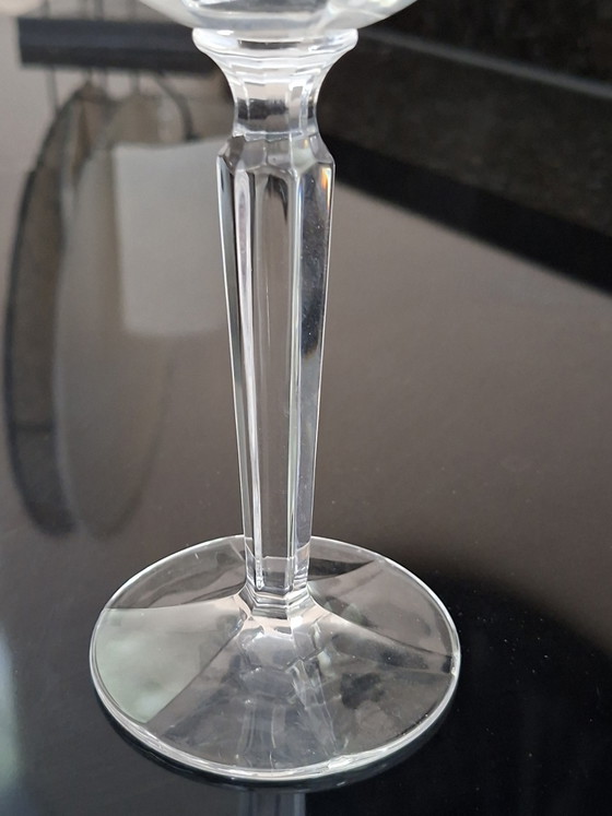 Image 1 of Ralph Lauren Crystal Herringbone Wijnvat Glas - Zeldzaam