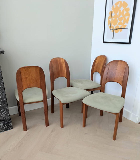 Image 1 of Vintage Danish set, 4 dining chairs, Holstebro