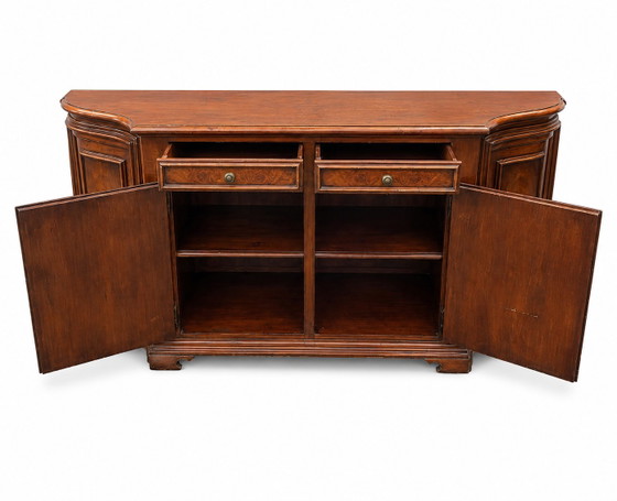 Vintage French Provençal sideboard with 4 doors – High Boards, Wood (photo 6 of 13)